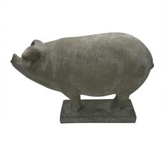 Cement Garden Pig Figure
