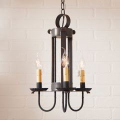 Center Cylinder 4 Arm Chandelier