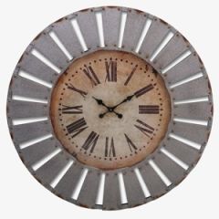Huge Iron Windmill Style Clock