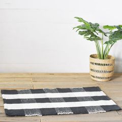 Checked Accent Rug