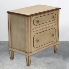 Chic Farmhouse 2 Drawer Nightstand