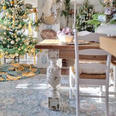 Chippy Farmhouse Rectangle Dining Table