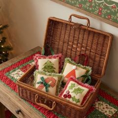Christmas Keepsake Quilt Ornaments Set of 4