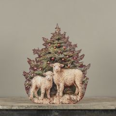 Christmas Sheep Metal Dummy Board