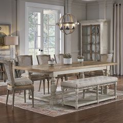 Chunky Turned Leg Dining Table