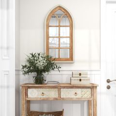 Church Windowpane Mirror