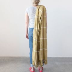 Citron Flannel Throw Blanket