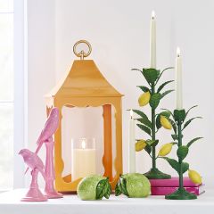 Citrus Vine Taper Candle Holder Set of 2