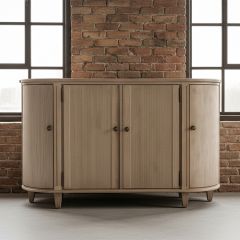 Classic Accents Pine Demilune Table