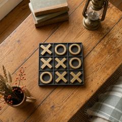 Classic Cast Iron Tic Tac Toe Game