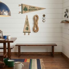 Classic Charms Wood Trestle Bench