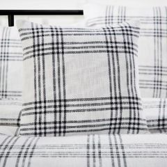 Classic Farmhouse Plaid Throw Pillow