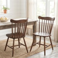 Classic Farmhouse Spindle Dining Chair Set of 2
