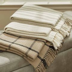 Classic Fringe Farmhouse Throw Blanket