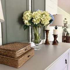 Classic Ornate Glass Urn Vase