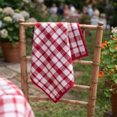 Classic Red Check Cloth Napkin Set of 4