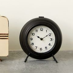 Classic Round Mantel Clock