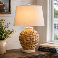 Coastal Chic Farmhouse Table Lamp