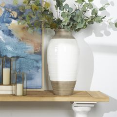 Coastal Classics Two Tone Ceramic Vase