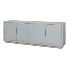 Coastal Farmhouse 4 Door Sideboard Cabinet