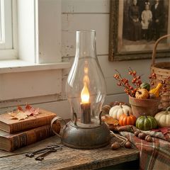 Colonial Style Library Lantern with Timer