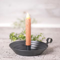 Colonial Tin Tray Candle Holder