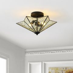 Contemporary Chic Flush Mount Ceiling Light