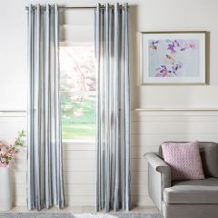 Contemporary Farmhouse Striped Curtain Panel Set of 2