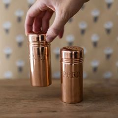 Copper Pantry Salt and Pepper Shaker Set