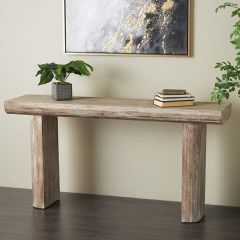 Cottage Farmhouse Wood Console