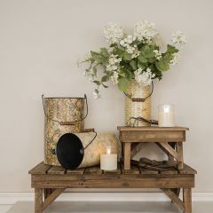 Cottage Garden Metal Bucket Set of 3