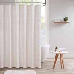 Cottage Pom Pom Shower Curtain