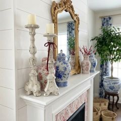 Country Chic Candle Stand