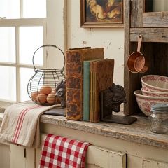 Country Coop Rooster Bookends