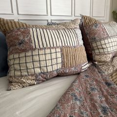 Country Cottage Vintage Patchwork Standard Sham