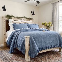 Country Manor Ruffled Stonewashed Quilt Set