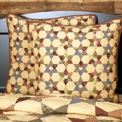 Country Star Pattern Euro Sham