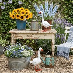 Countryside Garden Goose Figure