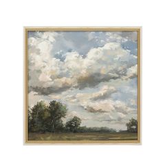 Countryside Landscape Framed Canvas Wall Art