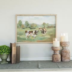 Cows In The Meadow Framed Wall Art