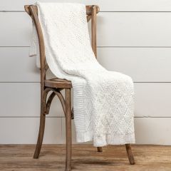 Cozy Classics Diamond Knit Throw Blanket