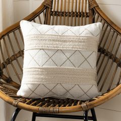 Criss Cross Textured Pillow