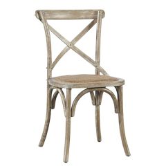 Cross Back Cafe Side Chair