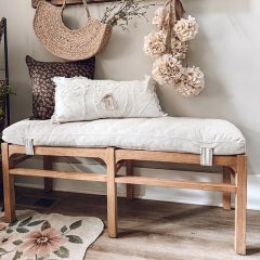 Cushioned Classics Farmhouse Seat Bench