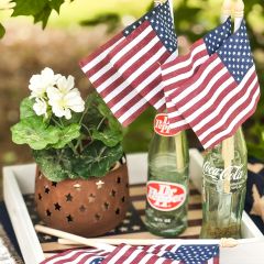 Cutout Stars Rustic Votive Holders Set of 2