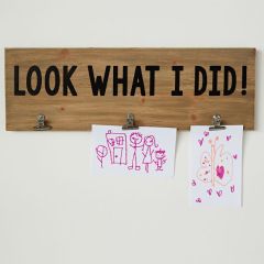 Look What I Did Clip Wall Display