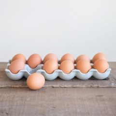 Stoneware Egg Holder