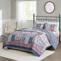 3 Piece Quaint Farmhouse Coverlet Set