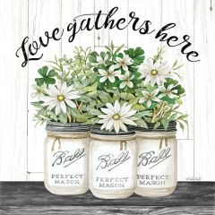 Love Gathers Here Cottage Wall Art