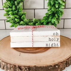 Oh Holy Night Book Stack